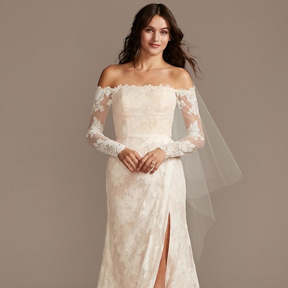 Off the Shoulder Wedding Dress